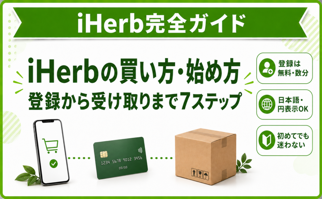iHerb 買い方・始め方 完全ガイド