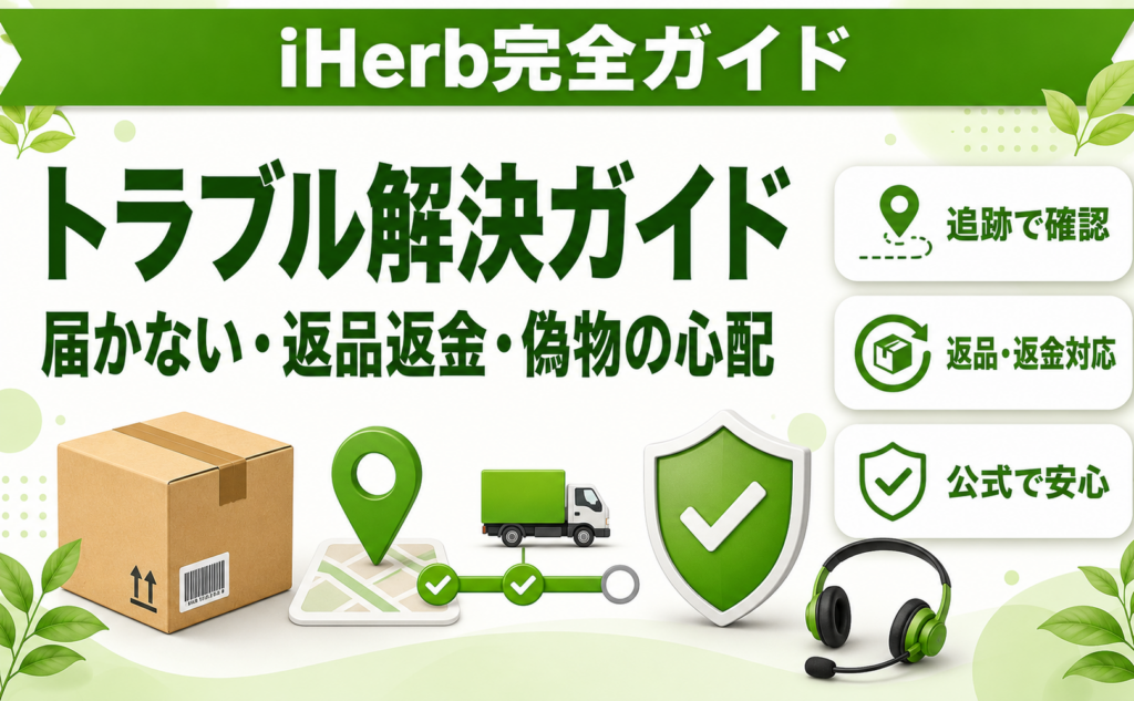 iHerb トラブル解決ガイド
